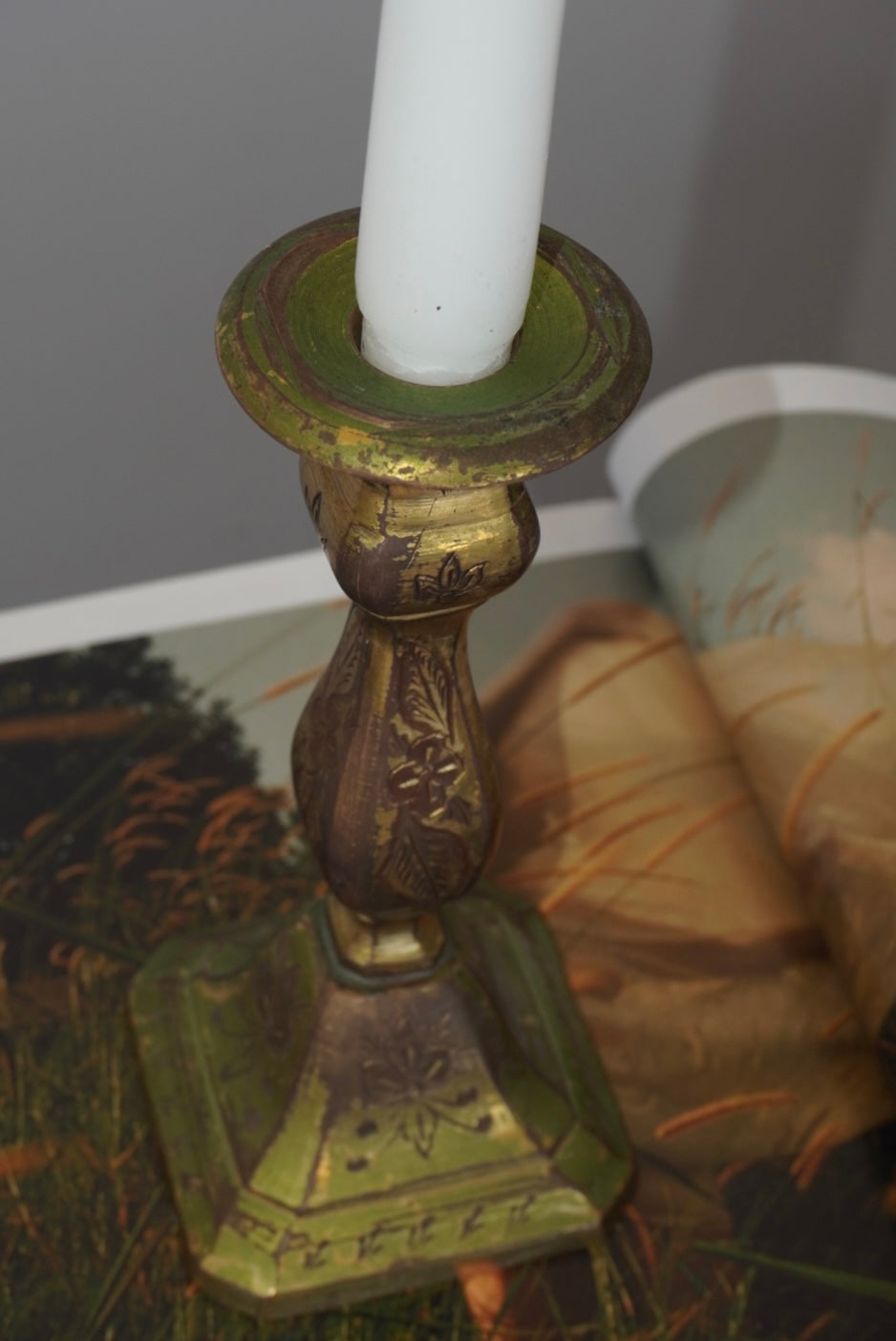 VOYAGE VINTAGE CANDELSTICK