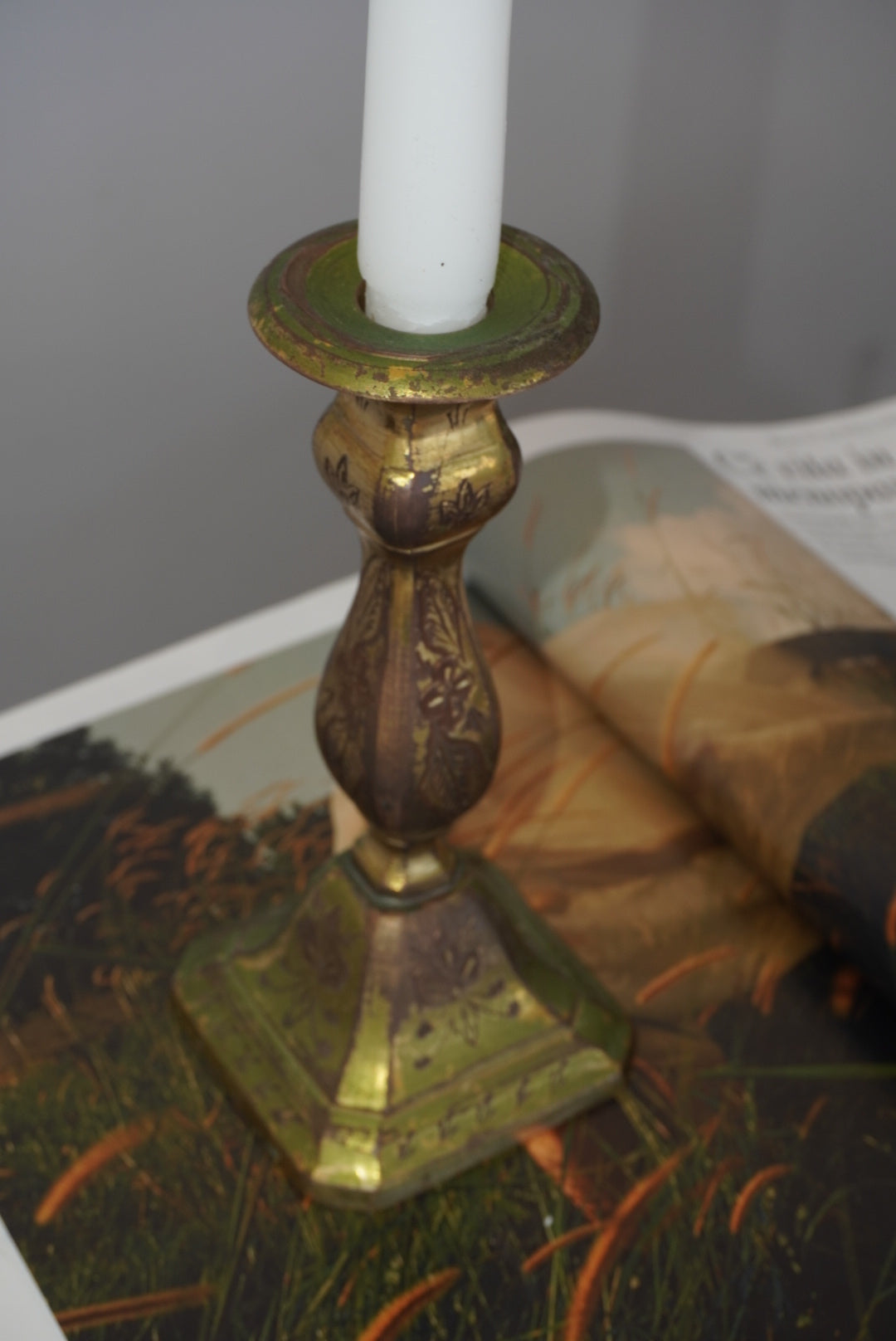 VOYAGE VINTAGE CANDELSTICK