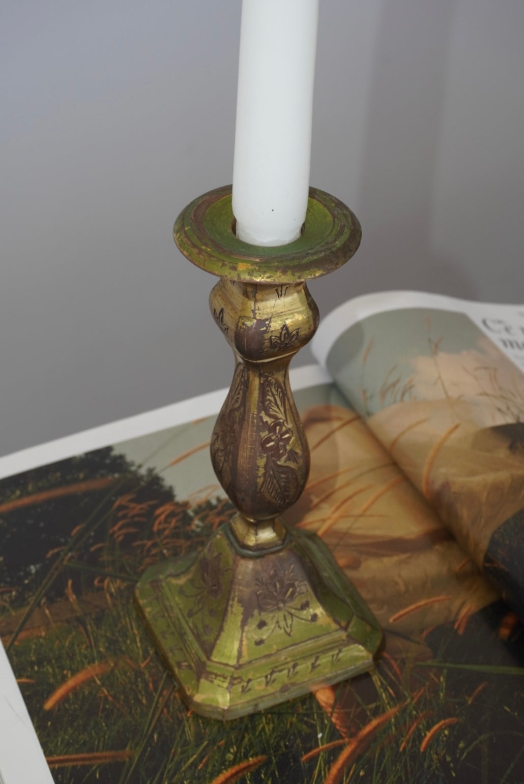 VOYAGE VINTAGE CANDELSTICK