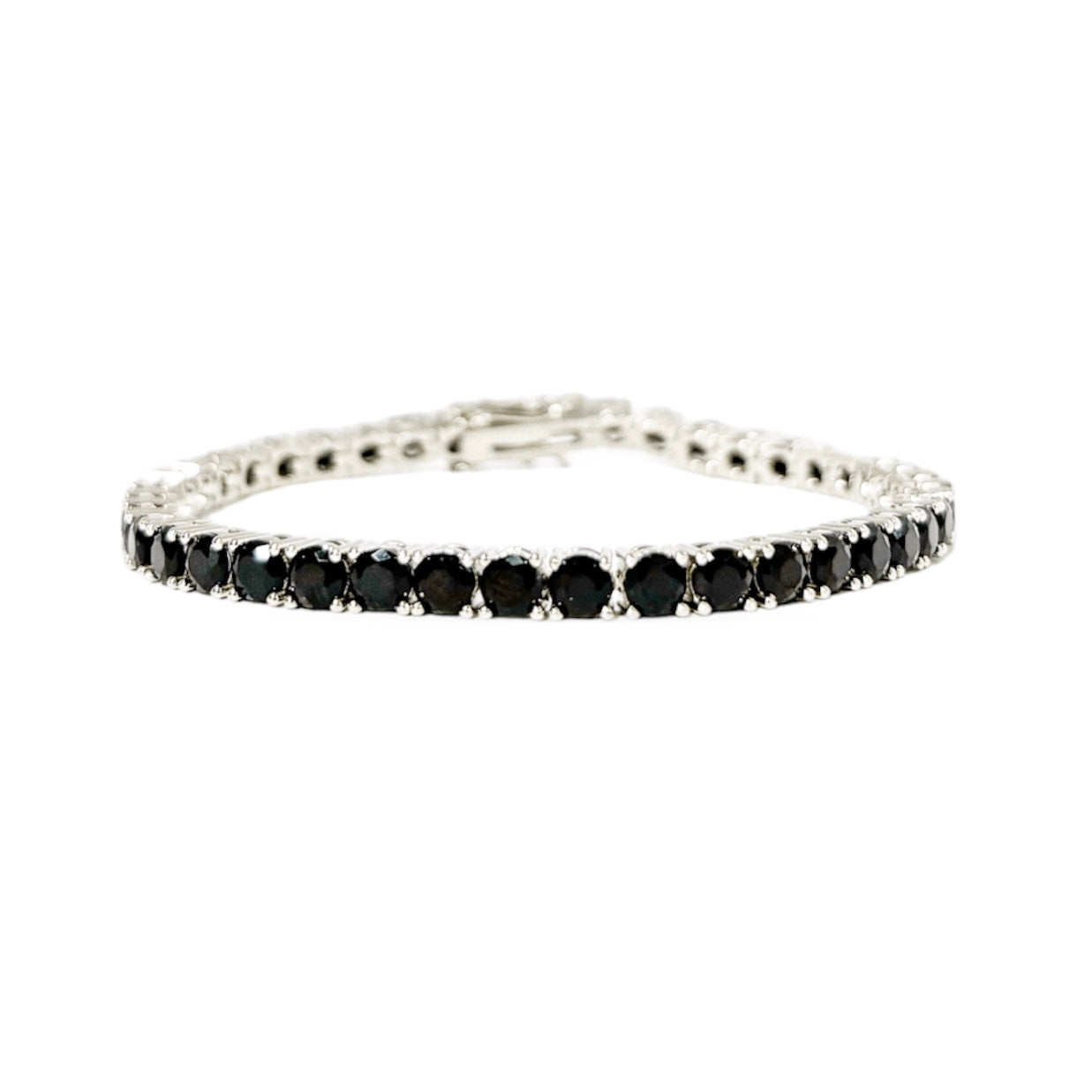 émeline bracelet silver and black