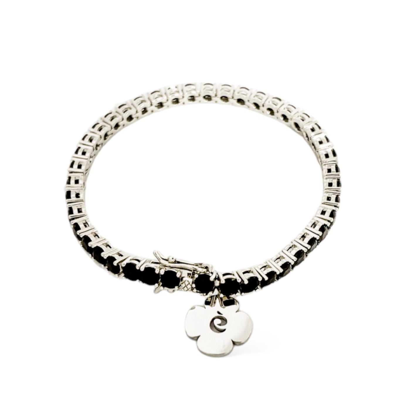 émeline bracelet silver and black